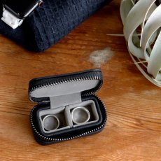 画像12: 【STACKERS】メンズ　トラベルS 　Cufflink Box　カフスボックス　Black Pebble 　ブラックペブル　スタッカーズ (12)