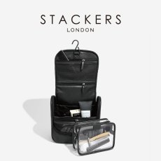 画像1: 【STACKERS】ハンギング ウォッシュバッグ　Hanging Wash Bag  メンズブラック Men's Black スタッカーズ (1)