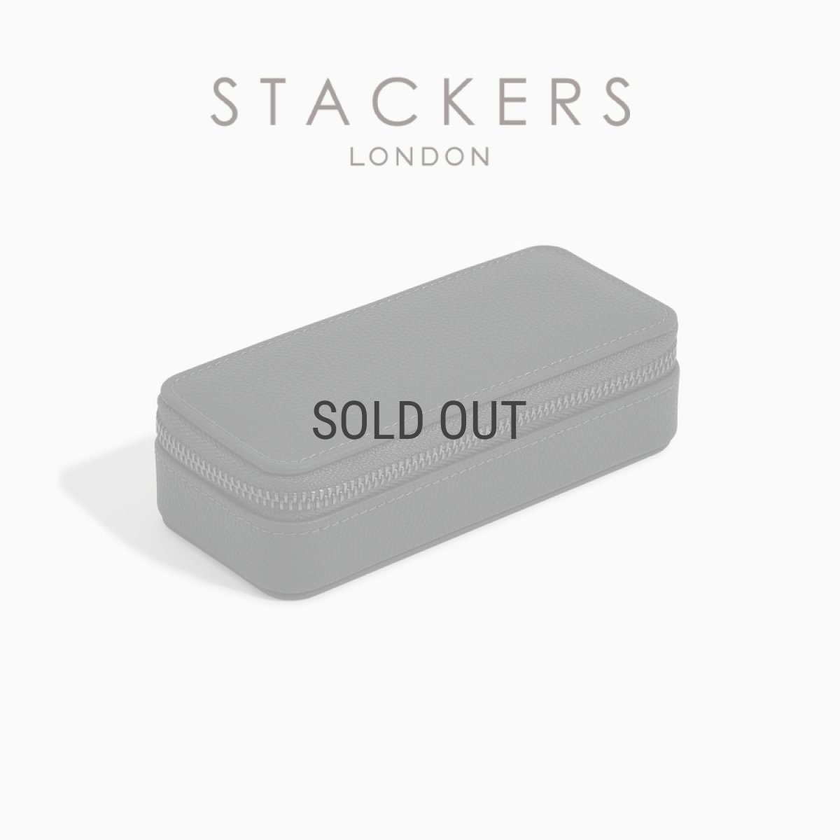 画像2: 【STACKERS】トラベル ジュエリーボックス M メンズ Men's ブラック ペブル Black Pebble トラベルM スタッカーズ　ロンドン　UK (2)