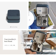 画像4: 【STACKERS】 ウォッチ&ジュエリーボックス Watch & Jewellery box ブルーキャンバス Blue Canvas スタッカーズ ロンドン (4)