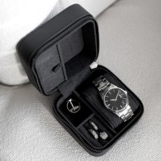 画像11: 【STACKERS】 ウォッチ&ジュエリーボックス（スクエア） Watch & Jewellery box ブラックフルーテッド Black Fluted スタッカーズ ロンドン (11)