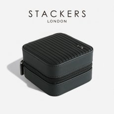画像2: 【STACKERS】 ウォッチ&ジュエリーボックス（スクエア） Watch & Jewellery box ブラックフルーテッド Black Fluted スタッカーズ ロンドン (2)