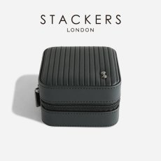画像12: 【STACKERS】 ウォッチ&ジュエリーボックス（スクエア） Watch & Jewellery box ブラックフルーテッド Black Fluted スタッカーズ ロンドン (12)
