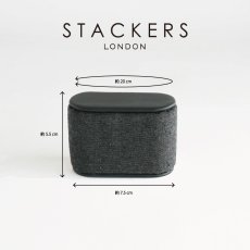画像14: 【STACKERS】 ウォッチ&ジュエリーボックス（スクエア） Watch & Jewellery box ブラックフルーテッド Black Fluted スタッカーズ ロンドン (14)