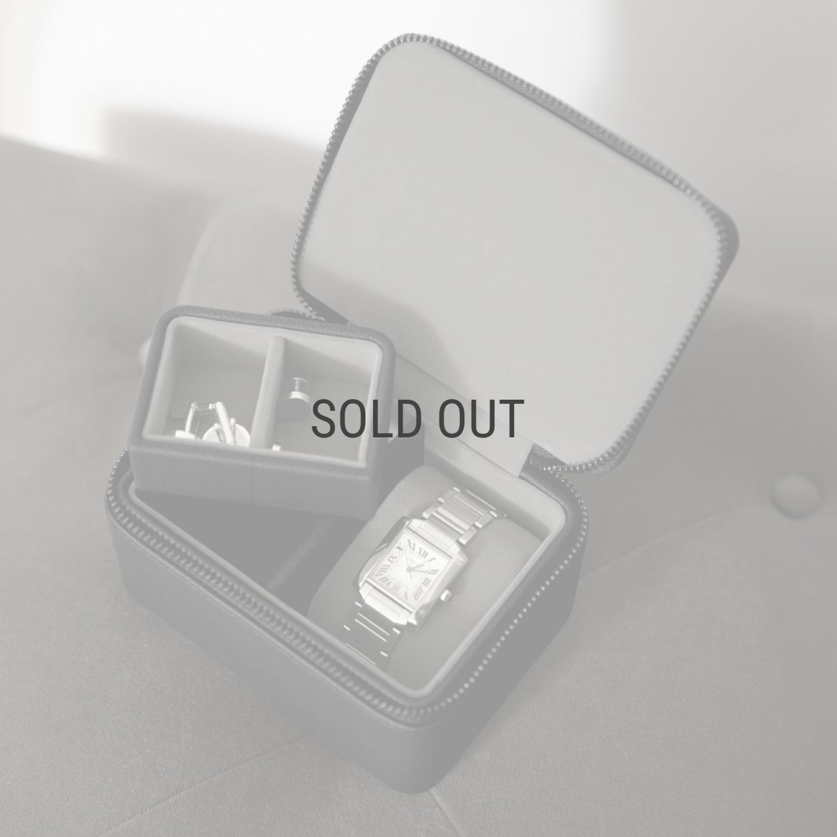 画像10: 【STACKERS】メンズ ウォッチ＆カフスボックス Watch＆Cufflink Box ブラック ペブル Black Pebbleスタッカーズ　イギリス　ロンドン (10)