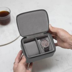 画像12: 【STACKERS】メンズ ラージ ジップ ウォッチ ボックス Men's Large Zipped Watch Box スレート グレー Slate Grey スタッカーズ (12)