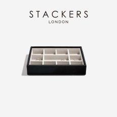 画像1: 【STACKERS】ミニ ジュエリーボックス 11sec 11個仕切り ブラック Black スタッカーズ イギリス ロンドン (1)