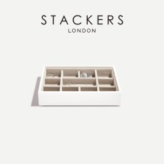 画像1: 【STACKERS】ミニ ジュエリーボックス 11sec  11個仕切り ホワイト White スタッカーズ イギリス ロンドン (1)