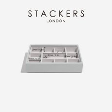 画像10: 【STACKERS】ミニ ジュエリーボックス 11sec  11個仕切り ペブルグレー PebbleGrey スタッカーズ イギリス ロンドン (10)