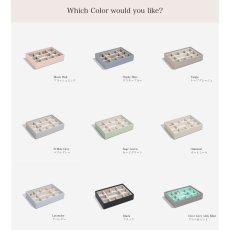 画像5: 【STACKERS】ミニ ジュエリーボックス 11sec  11個仕切り グレー＆ミント Dove Grey & Mint スタッカーズ イギリス ロンドン (5)