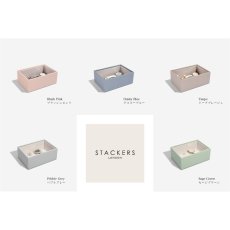 画像6: 【STACKERS】ミニ ジュエリーボックス オープン Open  ペブルグレー Pebble Grey スタッカーズ イギリス ロンドン (6)