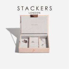画像1: 【STACKERS】ミニ ジュエリーボックス Lid リッド（蓋付ケース）ブラッシュピンク　Blush Pink スタッカーズ ロンドン イギリス (1)