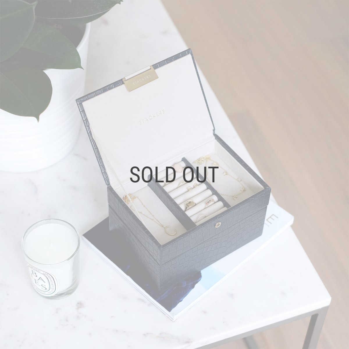 画像13: 【STACKERS】ミニ ジュエリーボックス 選べる2個セット 2set  ネイビークロコ Navy Croc スタッカーズ　イギリス　ロンドン (13)