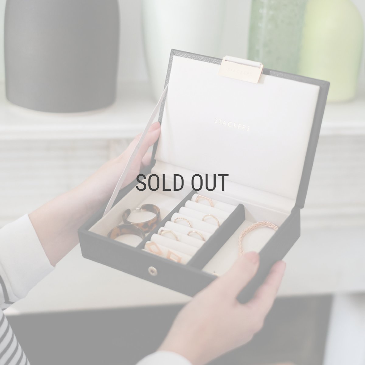 画像3: 【STACKERS】ミニ ジュエリーボックス Lid リッド （蓋付ケース）ブラック Black スタッカーズ ロンドン イギリス (3)