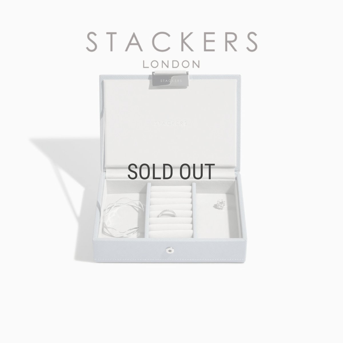 画像1: 【STACKERS】ミニ ジュエリーボックス Lid リッド ダスキーブルー DuskyBlue スタッカーズ ロンドン イギリス (1)