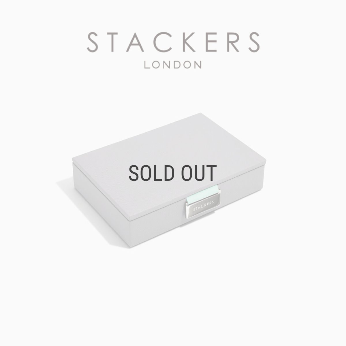 画像2: 【STACKERS】ミニ ジュエリーボックス Lid リッド グレーミントGrey Mint  スタッカーズ ロンドン イギリス (2)