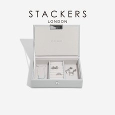 画像1: 【STACKERS】ミニ ジュエリーボックス Lid ペブルグレー Pebble Grey　スタッカーズ ロンドン イギリス (1)