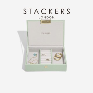 STACKERS】ミニ ジュエリーボックス 11sec 11個仕切り セージ