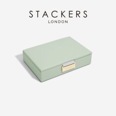 画像2: 【STACKERS】ミニ ジュエリーボックス Lid セージ グリーン SageGreen スタッカーズ ロンドン イギリス (2)