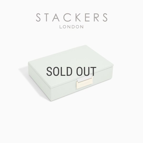 STACKERS】ミニ ジュエリーボックス Lid （蓋付ケース）リッド セージ