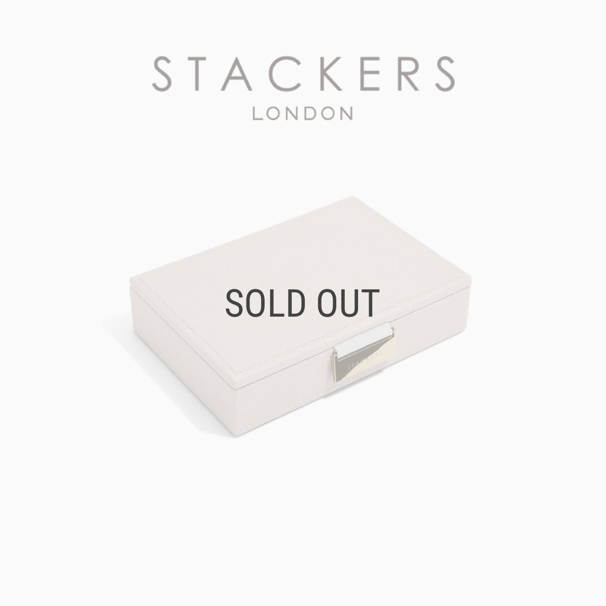画像2: 【STACKERS】ミニ ジュエリーボックス LId リッド トープ グレージュ Taupe スタッカーズ ロンドン イギリス (2)