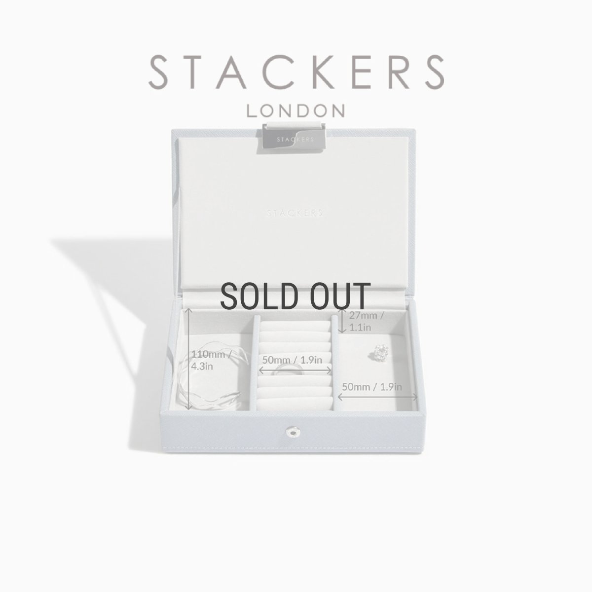 画像13: 【STACKERS】ミニ ジュエリーボックス Lid リッド ダスキーブルー DuskyBlue スタッカーズ ロンドン イギリス (13)