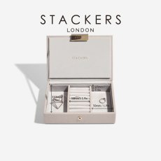 画像13: 【STACKERS】ミニ ジュエリーボックス LId トープ グレージュ Taupe スタッカーズ ロンドン イギリス (13)