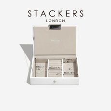 画像12: 【STACKERS】ミニ ジュエリーボックス Lid　ホワイト&ローズゴールド White & Rosegold スタッカーズ ロンドン イギリス (12)