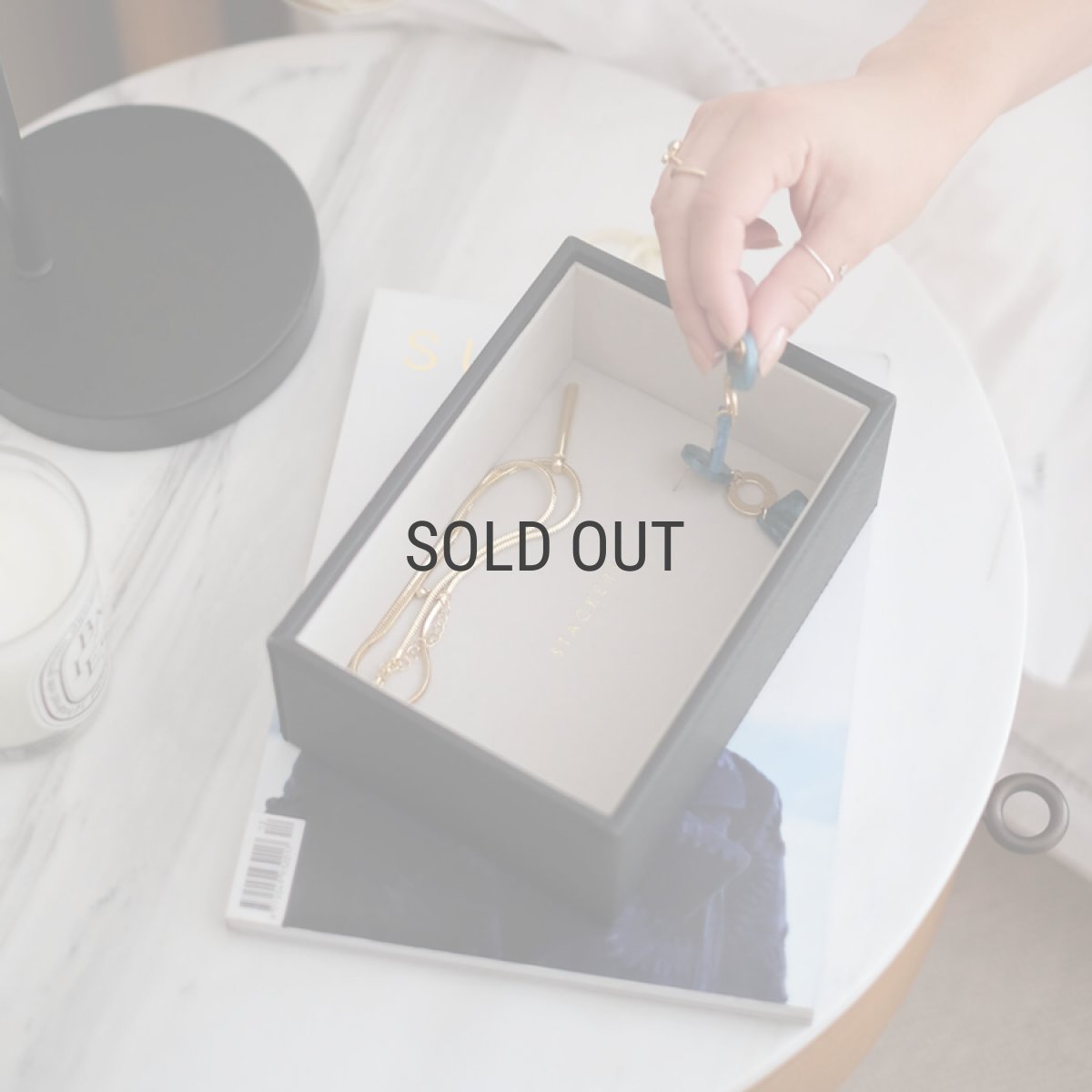 画像11: 【STACKERS】ミニ ジュエリーボックス オープン Open  ブラック Black スタッカーズ イギリス ロンドン (11)