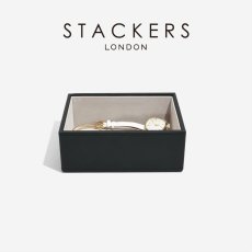 画像1: 【STACKERS】ミニ ジュエリーボックス オープン Open  ブラック Black スタッカーズ イギリス ロンドン (1)