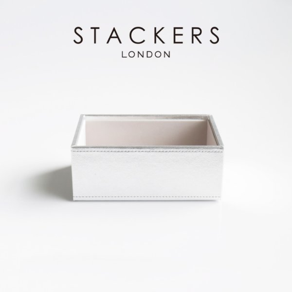 STACKERS】ミニ ジュエリーボックス オープン Open シルバー Silver