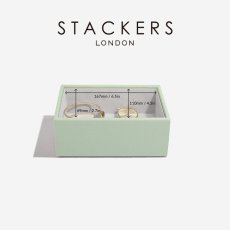 画像11: 【STACKERS】ミニ ジュエリーボックス オープン Open セージグリーン Sage Green スタッカーズ イギリス ロンドン (11)