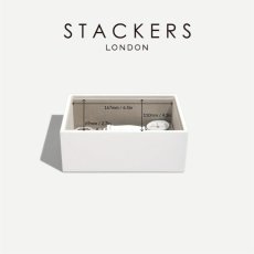 画像11: 【STACKERS】ミニ ジュエリーボックス オープン Open ホワイト White スタッカーズ イギリス ロンドン (11)
