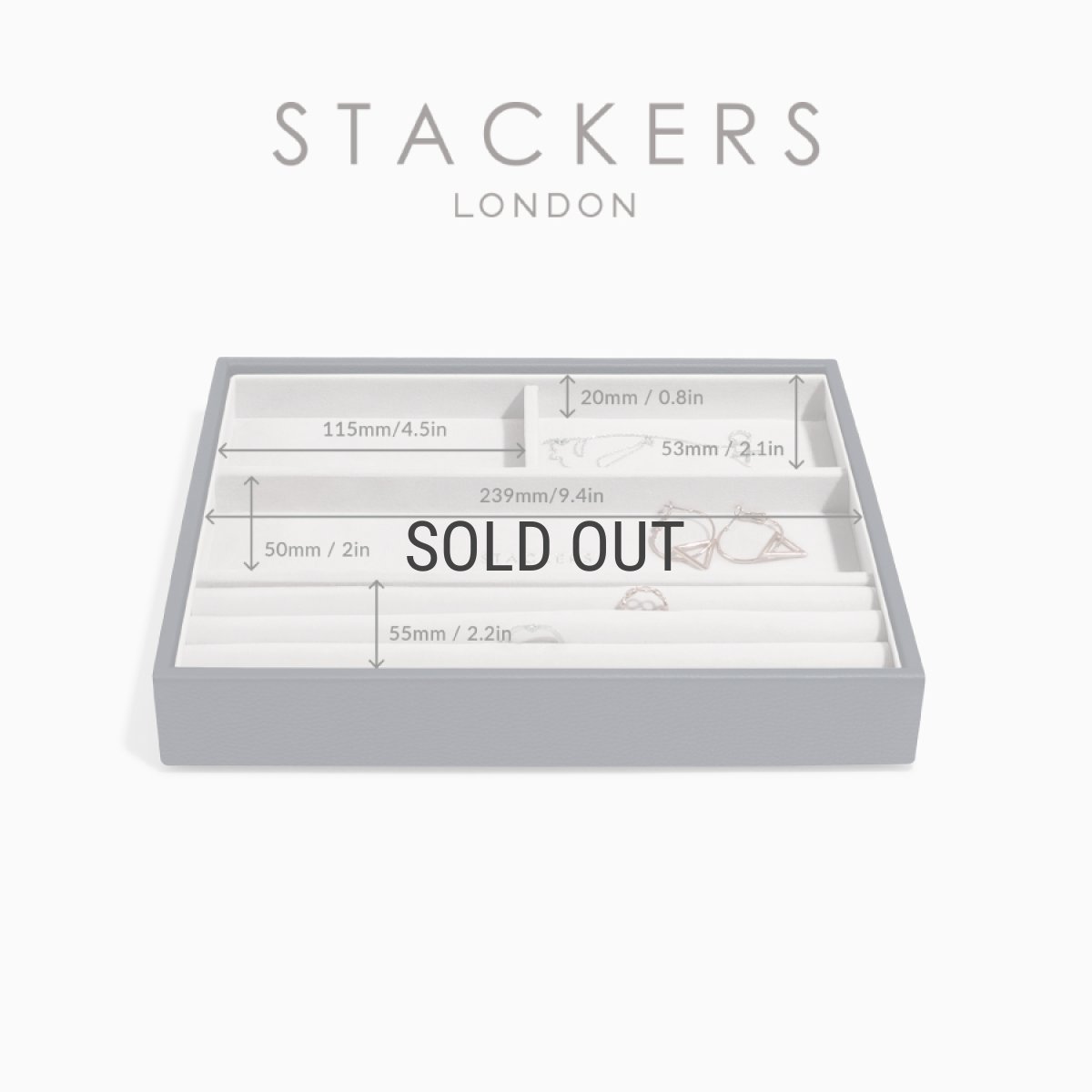 画像13: 【STACKERS】クラシックジュエリーボックス 4sec ネイビーペブル Navy Pebble スタッカーズ ロンドン イギリス (13)