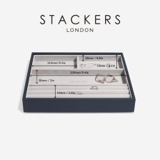 画像11: 【STACKERS】クラシックジュエリーボックス 4sec ネイビーペブル Navy Pebble スタッカーズ ロンドン イギリス (11)