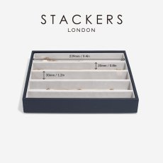 画像11: 【STACKERS】クラシック ジュエリーケース 5sec ネイビーペブル Navy Pebble スタッカーズ イギリス ロンドン (11)