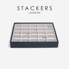 画像1: 【STACKERS】クラシック ジュエリーボックス 25sec ネイビーペブル Navy Pebble スタッカーズ ロンドン イギリス (1)
