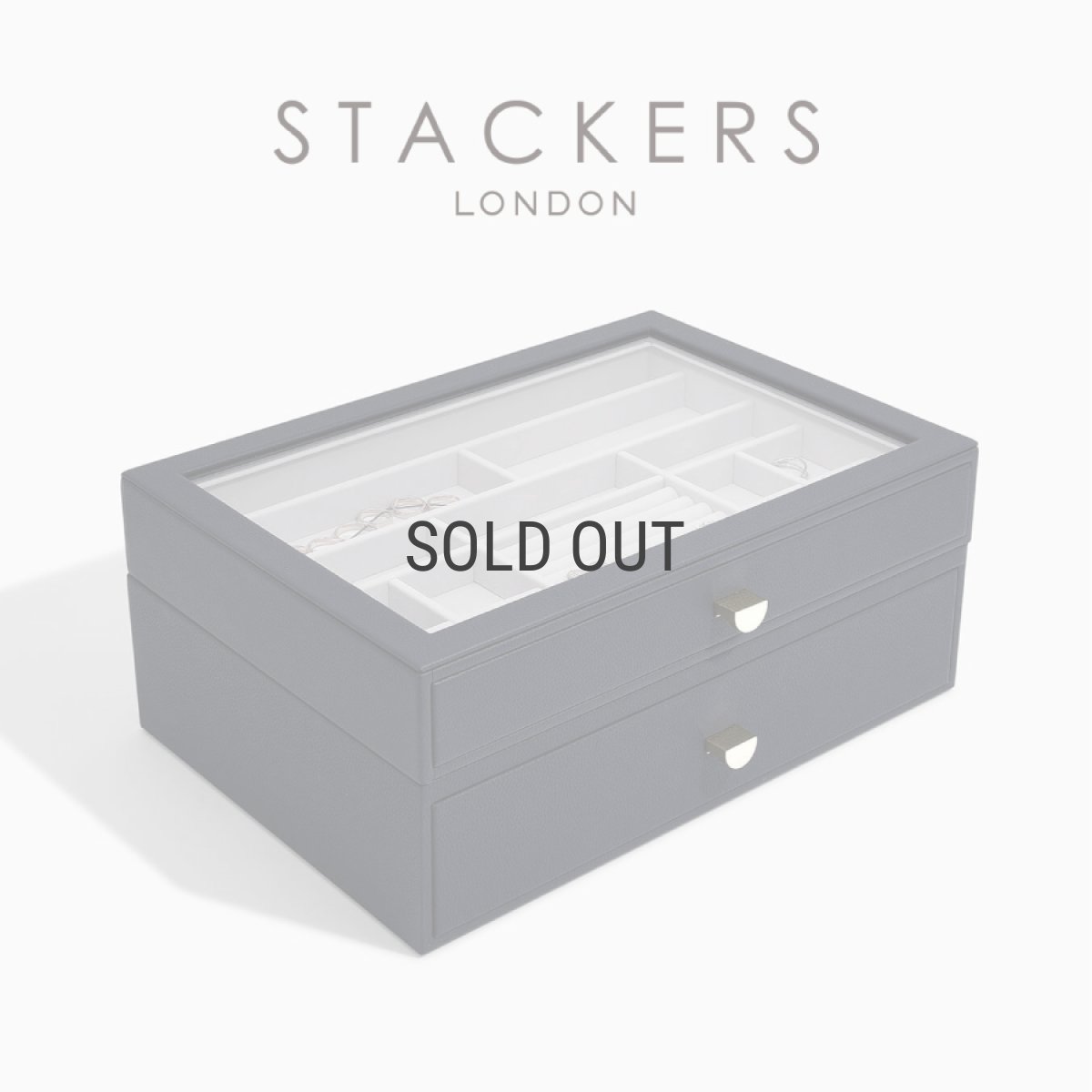 画像2: 【STACKERS】スーパーサイズ　ドロワー　選べる2個セット　2set　ネイビー ペブル　Navy Pebble　スタッカーズ (2)