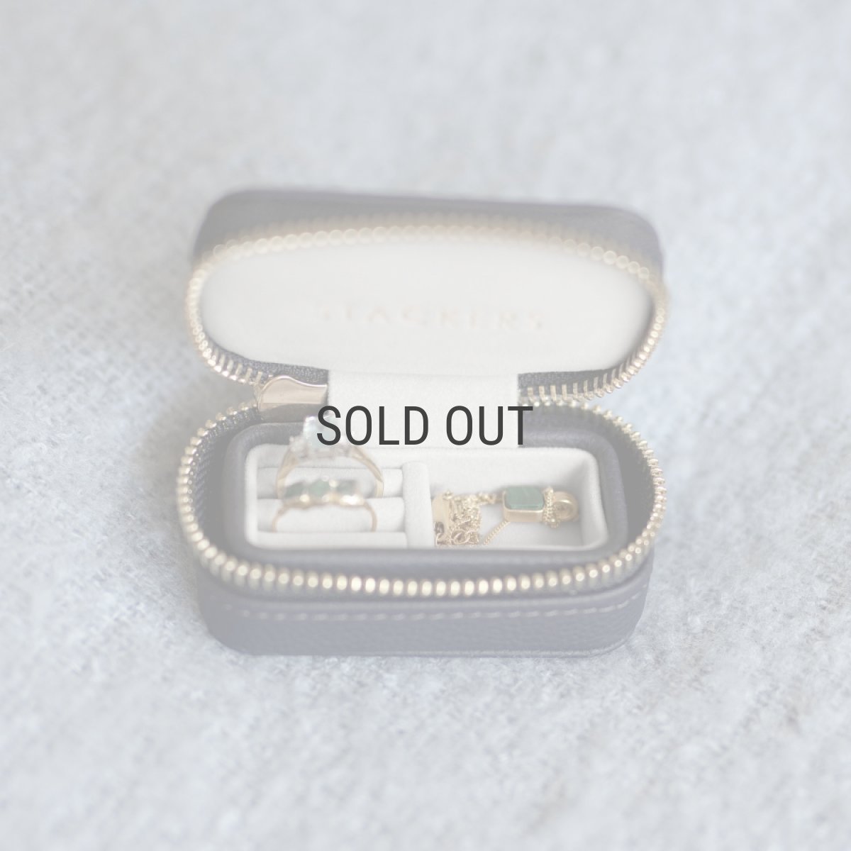 画像10: 【STACKERS】トラベル ジュエリーボックス S  Travel S 　ネイビーペブル　Navy Pebble　スタッカーズ (10)