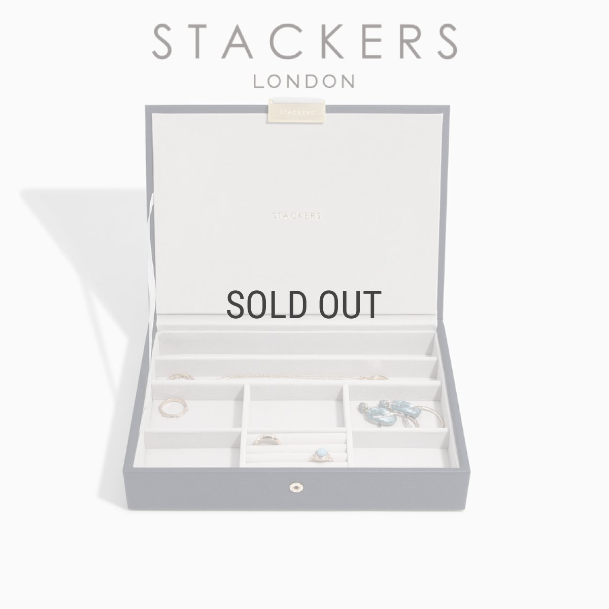 画像13: 【STACKERS】クラシック　ジュエリーボックス 　選べる4個セット   ネイビーペブル 4set Navy Pebble スタッカーズ (13)