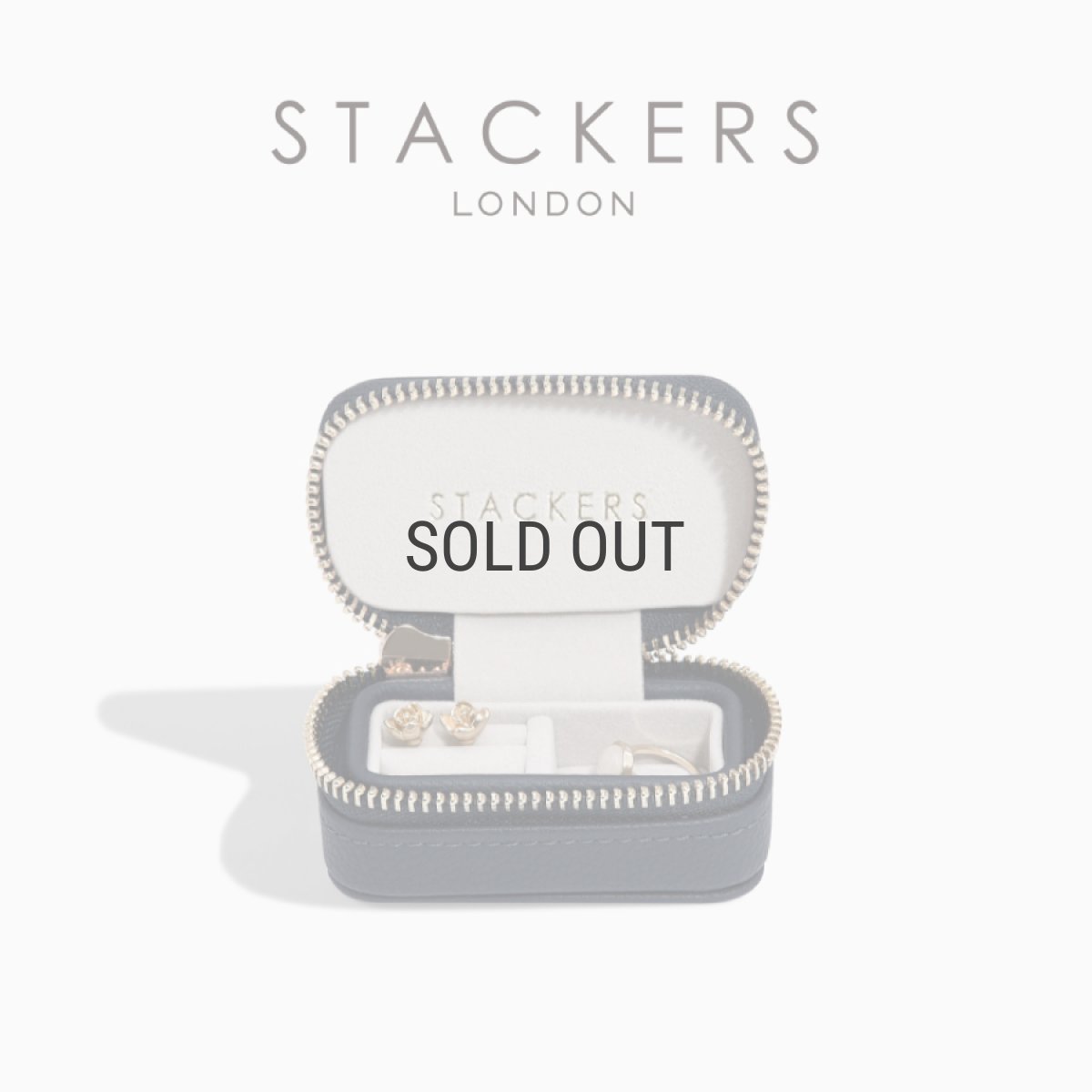 画像1: 【STACKERS】トラベル ジュエリーボックス S  Travel S 　ネイビーペブル　Navy Pebble　スタッカーズ (1)