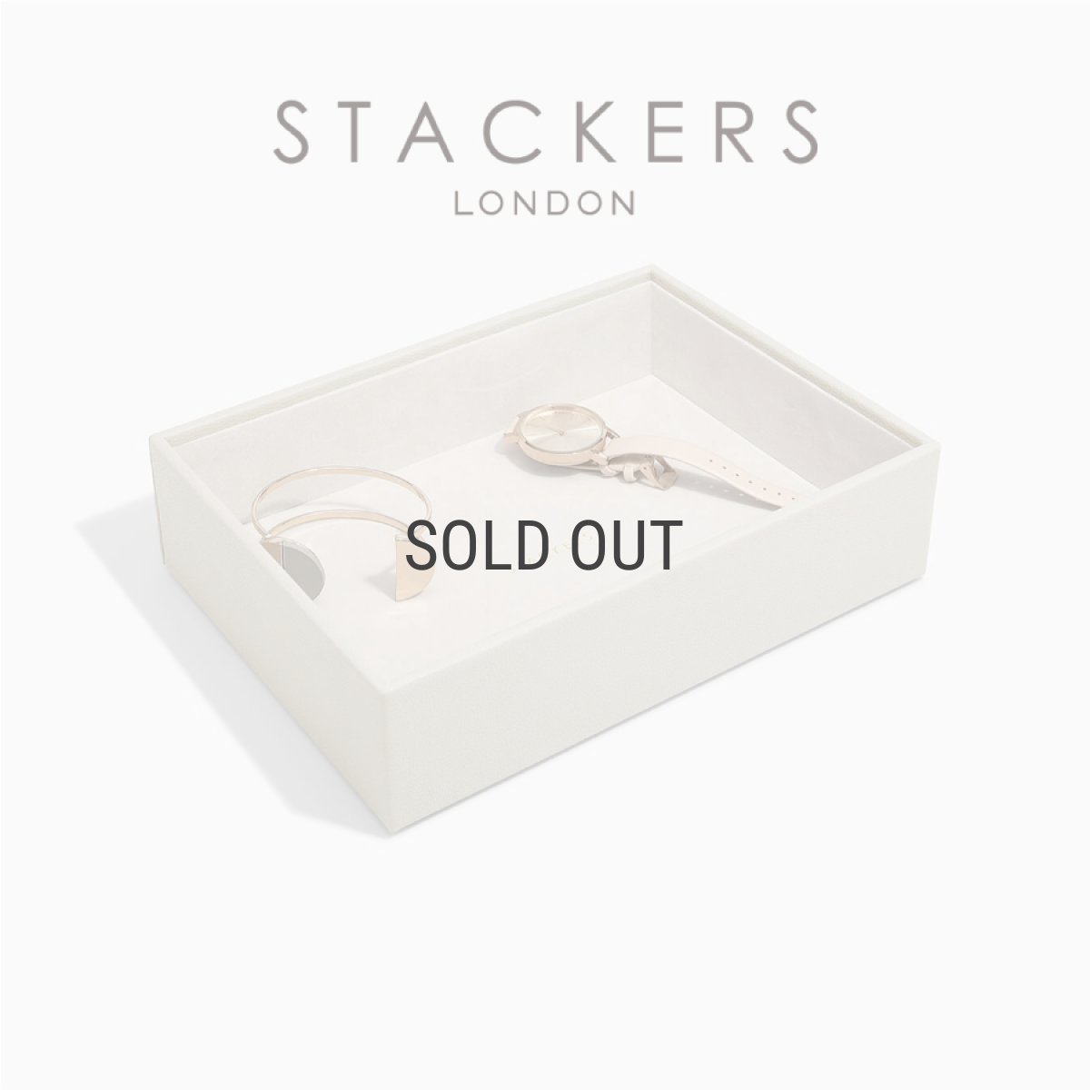 画像2: 【STACKERS】クラシック  ジュエリーボックス  Open オープン　オートミール  Oatmeal  スタッカーズ ロンドン イギリス (2)