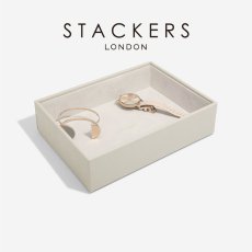 画像2: 【STACKERS】クラシック  ジュエリーボックス  Open オープン　オートミール  Oatmeal  スタッカーズ ロンドン イギリス (2)