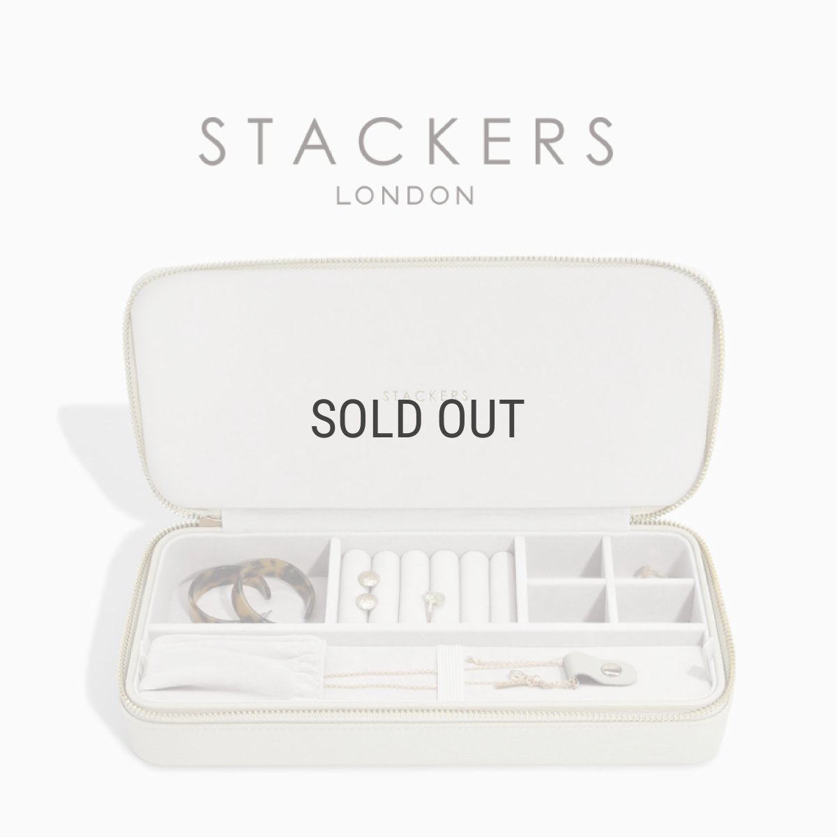 画像1: 【STACKERS】トラベルジュエリーボックス SLEEK スリーク オートミール Oatmeal スタッカーズ (1)