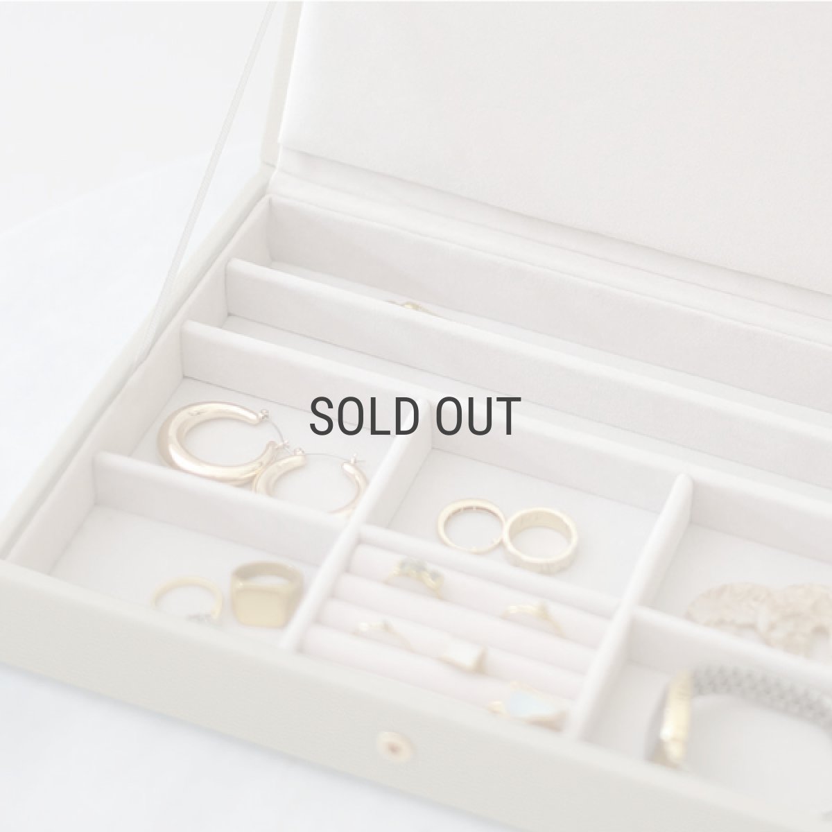 画像6: 【STACKERS】クラシック　ジュエリーボックス  Lid リッド （蓋付ケース）  レイヤー オートミール　Oatmeal　スタッカーズ ロンドン イギリス (6)