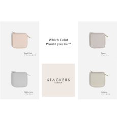 画像9: 【STACKERS】コンパクトジュエリーロール ペブルグレー Pebble Grey Compact Jewellery Roll　スタッカーズ (9)