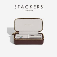 画像1: 【STACKERS】トラベル ジュエリーボックス M Travel M パテントチェリー Patent Cherry トラベルM スタッカーズ ロンドン (1)