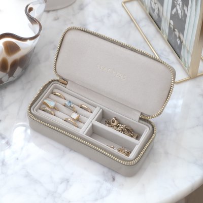 画像2: 【STACKERS】トラベル ジュエリーボックス M Travel M パテントローズ Patent Rose トラベルM スタッカーズ ロンドン