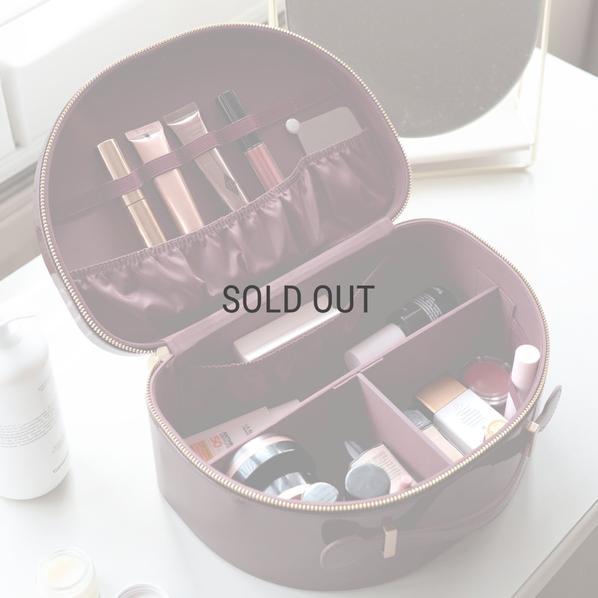 画像14: 【STACKERS】バニティ ケース　Vanity Case  パテントチェリーPatent Cherry スタッカーズ 　イギリス　ロンドン (14)