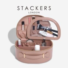 画像1: 【STACKERS】バニティ ケース　Vanity Case  パテントローズPatent Rose スタッカーズ 　イギリス　ロンドン (1)